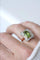 Bague Bague Belle Epoque Péridot entourage diamants 58 Facettes