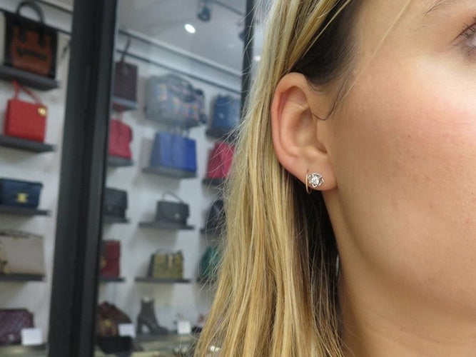 Boucles d'oreilles boucles d'oreilles MAUBOUSSIN ma reine d'amour n2 58 Facettes 258099