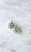 Boucles d'oreilles Dormeuses or rose, perles, turquoises et diamants 58 Facettes