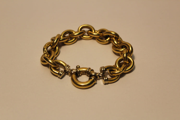 Bracelet Bracelet Maillons ronds Or jaune 58 Facettes 10795A