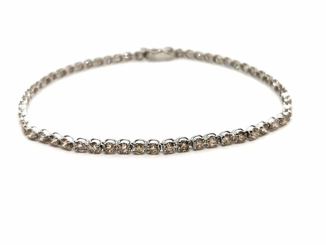 Bracelet Bracelet Ligne Platine Diamant 58 Facettes 1505952CN