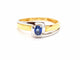 Bague 56 Bague Or jaune Saphir 58 Facettes 06353CD