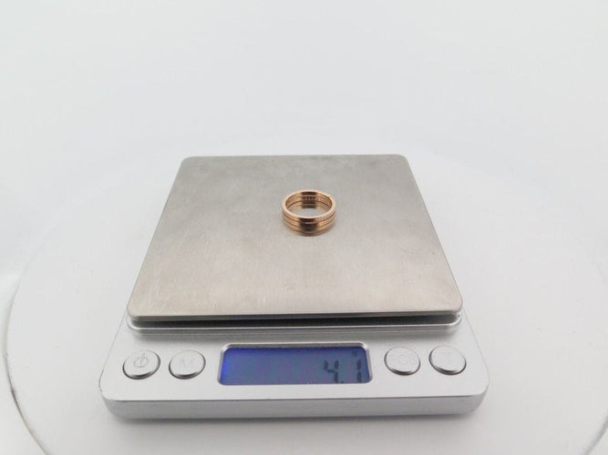 Bague 53 bague DINH VAN seventies pm or rose 18k et diamants 58 Facettes 254976