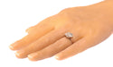 Bague 48 Bague or blanc, diamants 58 Facettes 17300-0035