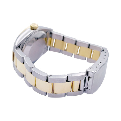 Montre Montre Rolex, "Oyster Perpetual Datejust", or et acier. 58 Facettes 32262