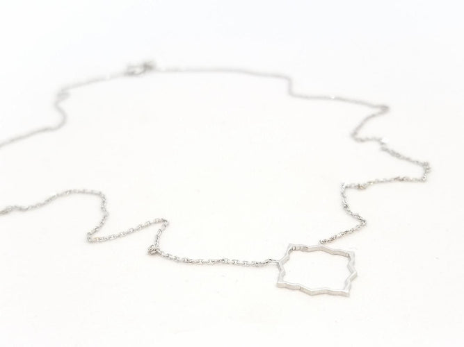 Collier Collier Transparence Or blanc 58 Facettes 578905RV