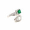 Bague Bague Diamants Emeraude 58 Facettes