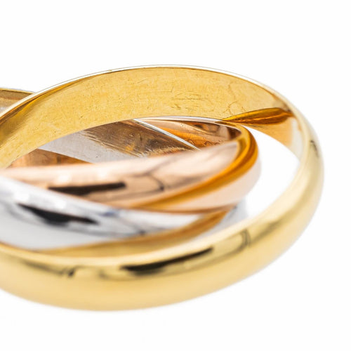 Bague 55 Cartier Bague Trinity Or jaune 58 Facettes 2420315CN