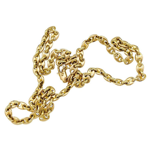 Collier Collier or jaune, grains de café. 58 Facettes 31724