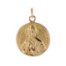 Pendentif Médaille Sainte Bernadette or jaune 58 Facettes CVP103