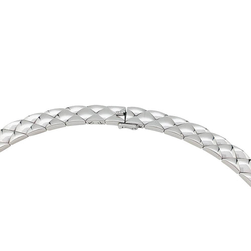 Collier Collier Chanel, "Matelassé", or blanc. 58 Facettes 31477
