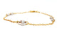 Bracelet Bracelet Grain de café Or jaune 58 Facettes 06449CD