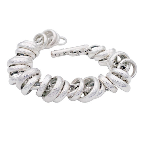 Bracelet Bracelet Pomellato 67, "Rondelles", argent. 58 Facettes 32767
