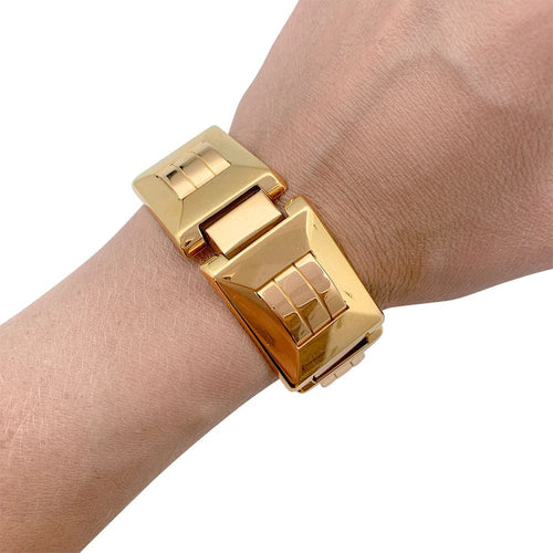 Bracelet Bracelet "Tank" or rose et jaune. 58 Facettes 31513