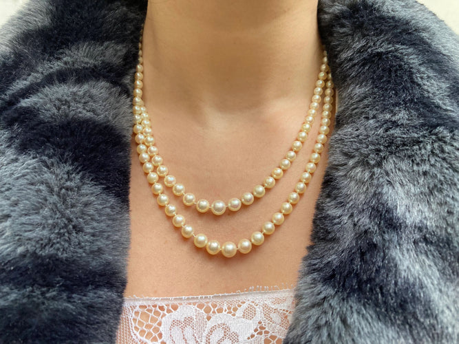 Collier Collier Or et Perles 58 Facettes BO/170004