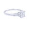 Bague 53 Bague solitaire encadré de diamants baguette. 58 Facettes 32529