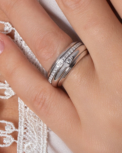 Bague 52 Bague PIAGET Possession en Or Blanc 750/1000 58 Facettes 62141-57907