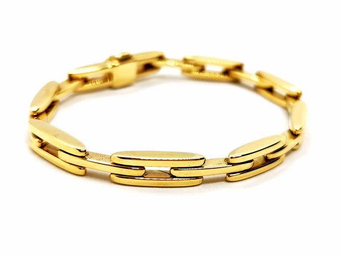 Bracelet Bracelet Maille grain de riz Or jaune 58 Facettes 1292208CN