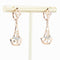 Boucles d'oreilles Pendants d'oreilles anciens or rose 58 Facettes 21-678A