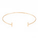 Bracelet Ginette NY Bracelet Jonc Gold Strip Bangle Or rose 58 Facettes 2484947CN