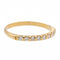 Bague 53 Bague Demi alliance Or jaune Diamant 58 Facettes 2742893CN