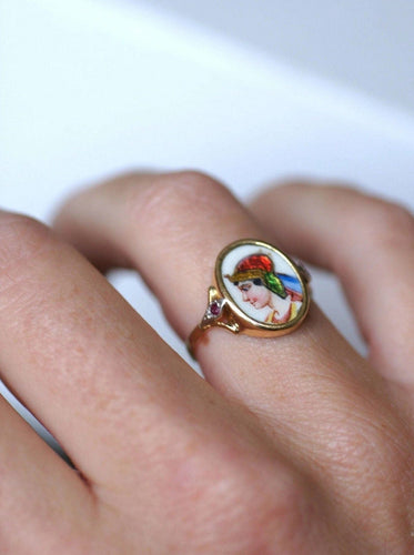 Bague Bague Art Déco Egyptomania 58 Facettes