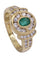 Bague BAGUE MODERNE ÉMERAUDE ET DIAMANTS 58 Facettes 081861