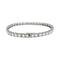 Bracelet Bracelet ligne diamants en or blanc. 58 Facettes 30661