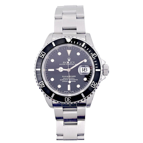 Montre Montre Rolex "Submariner" en acier 58 Facettes 32563