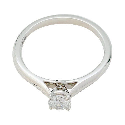 Bague 53 Solitaire Cartier, "1895", diamant 0,32 ct, platine. 58 Facettes 31089