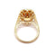 Bague Bague cocktail citrine ovale diamants or jaune 58 Facettes