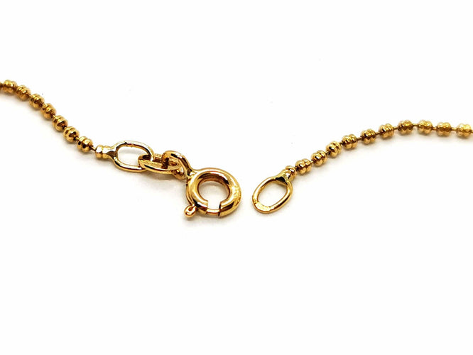Collier Collier Maille boule Or jaune 58 Facettes 1752357CN