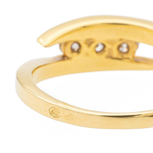 Bague 55 Bague Or jaune Diamant 58 Facettes 578373CD