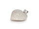 Pendentif Pendentif Coeur Or blanc Diamant 58 Facettes 06411CD