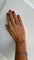 Bague 53 Bague Or rose Argent Diamants Rubis 58 Facettes