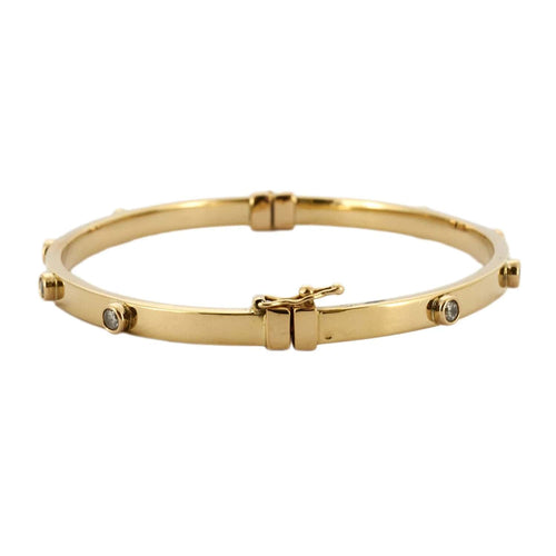 Bracelet Bracelet "VY" Or jaune Zircons 58 Facettes BO/230078