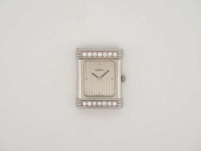 Montre montre O.J. PERRIN  diamants 8 bracelets 27 mm acier quartz 58 Facettes 256588