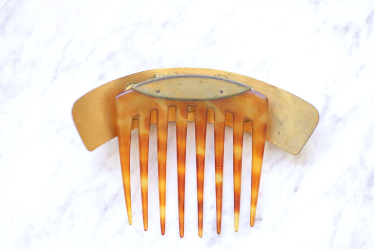 Accessoire Peigne scarabée ancien, diadème Egyptomania 58 Facettes