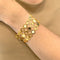 Bracelet Bracelet Fred "Moon Light" en or jaune, diamants. 58 Facettes 31688