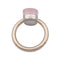 Bague 53 Bague Pomellato, "Nudo Classic", deux ors et quartz rose. 58 Facettes 33267
