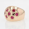 Bague 46 Bague vintage boule or rubis 58 Facettes 22-248