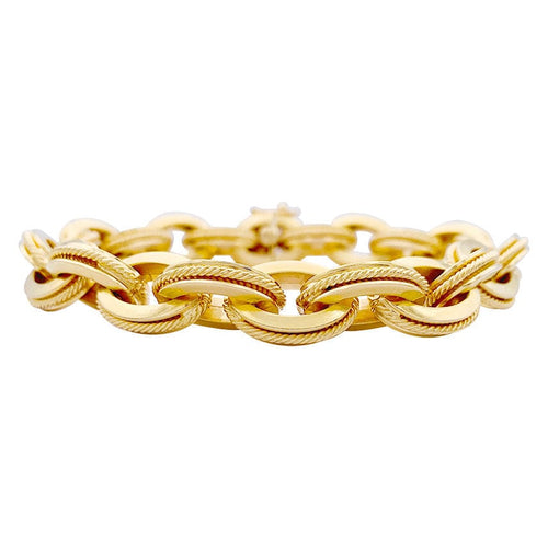 Bracelet Bracelet vintage en or jaune. 58 Facettes 32844
