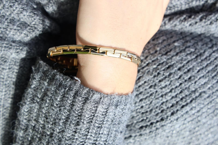 Bracelet Bracelet Maille haricot Or jaune 58 Facettes 1655173CN