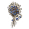 Broche Broche bouquet saphirs diamants 58 Facettes 19-564
