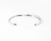 Bracelet Bracelet jonc or gris et diamant 58 Facettes 0