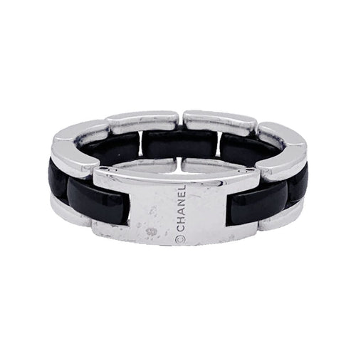 Bague 66 Bague Chanel, "Ultra", or blanc, céramique. 58 Facettes 33402