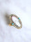 Bague Bague ancienne en or et argent, miniature sur porcelaine 58 Facettes