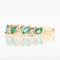 Bague 54 Bague jarretière émeraudes diamants 58 Facettes 21-156A