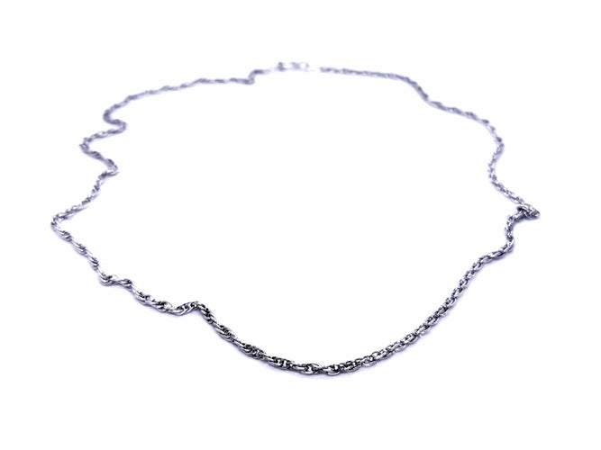 Collier Collier Chaîne Or blanc 58 Facettes 06048CD