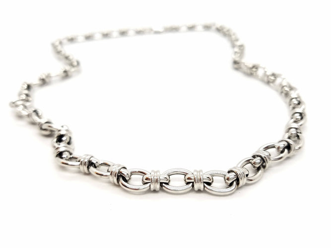 Collier Collier Or blanc 58 Facettes 06613CD